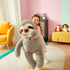 30 inches) IKASA Large Sloth Stuffed Animal Plush Bradypode Toy for Children (Gray