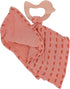 Sterntaler Soft Coral Baby Safety Blanket with Teether