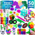 Fidget Poppers Pack 50 Pcs Fidget Toys, Party Favors for Kids 8-12,