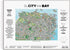 Galison Sean C. Jackson's City by The Bay - 1000 Piece Maze Puzzle from Galison - Complete The Puzzle to Find 65+