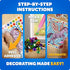 6 1500+ 3 3 Blue Marble Ultimate Diamond Painting Kit for Kids Craft Activities with Gems, Make Window Art Pieces