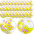 30 Pack 16 Inch Inflatable Globe Beach Ball Toys, PVC Earth Ball for Kids Swimming Pool Game
