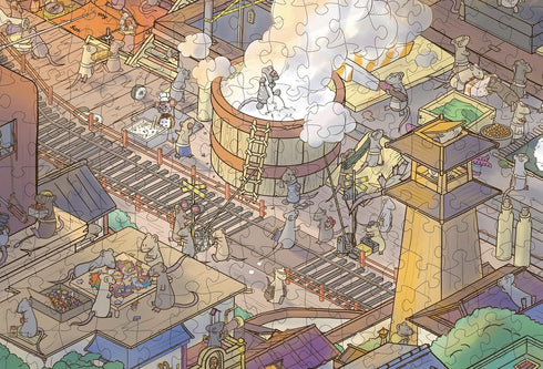 The Busy Bistro 1000 Piece Jigsaw Puzzle from The Magic Puzzle Company, Series Two