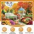 300 Adult,300 8-10,Challenging 20.5 15 Pieces Puzzles for Adults,Enchanting Autumn Garden & Pumpkin Puzzle for Pieces