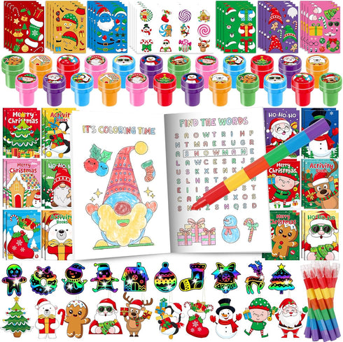 BenLouis Christmas Party Favors for Kids Xmas Classroom Gifts Prize Stockings Filler