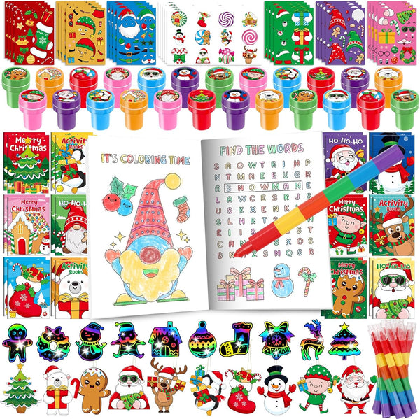 BenLouis Christmas Party Favors for Kids Xmas Classroom Gifts Prize Stockings Filler