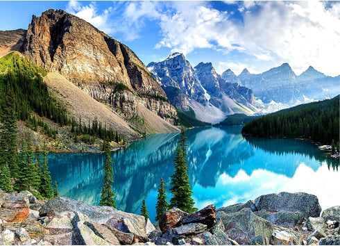 Yundu 1000 Piece Puzzles for Adults - Moraine Lake Jigsaw Puzzle