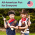 Camo Toy Pop Gun for Kids - Wooden Toy Guns for Boys Ages 3-7, Fun Rifle & Pistol Toys