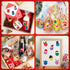 1000Pcs Haooryx Chirstmas Pickleball Sticker Rolls - Colorful Pickleball Waterproof Vinyl Reusable Laptop Stickers