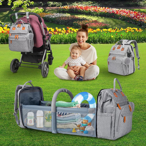Backpack Baby Diaper Bags with Changing Station Multifunctional Waterproof Diaper Bag Travel Baby Bag with Changing