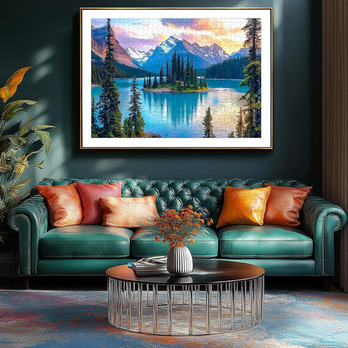 1000 27.5x19.7 Inch Blueforest Moraine Lake Puzzles for Adults Pieces, Canada Banff National Park Nature Landscape