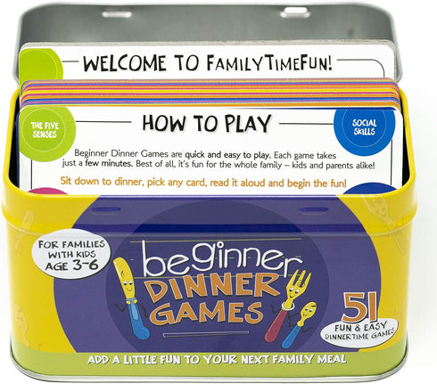 Continuum Games Beginner Dinner Games Board, Multicolor