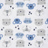 100% Pack 5 Gerber Boys Newborn Infant Baby Toddler Nursery Cotton Flannel Receiving Swaddle Blanket, Critters Blue