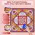 3333", 3mm LZSIG Mahjong Mat with Rules Thickened Anti-Slip American Mahjong Table Mat with Portable Carry Bag, Durable