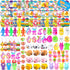 Fumogym 100PCS Unique & Colorful Prefilled Easter Eggs with Novelty Toys, Filling Treats,