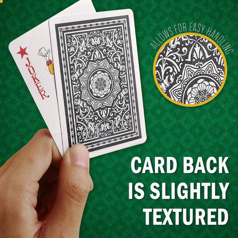 "LotFancy Waterproof Playing Cards - 100% Plastic, 2 Decks with Cases for Pool Beach Water Card Games"