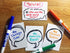 Apostrophe Games Dry Erase Blank Playing Cards, Poker Size - 45 Reusable Cards w/Box for Study Guides