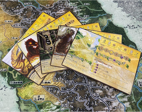 Greater Than Games | Horizons of Spirit Island: Punchboard Panels, Cooperative Strategy Board Game Accessory Upgrade