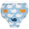 Kushies Baby Waterproof Training Pant (33-38 Pounds), Large, Blue Whales