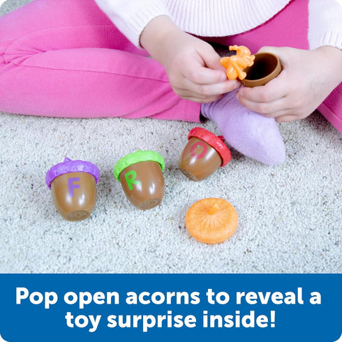 Set Learning Resources Alphabet Acorns Activity - ABC Puzzle, Preschool Learning Activities, Speech Therapy Materials