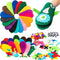 WATINC 18Pcs Hand Puppets Making Kit for Kids Art Craft Felt Sock