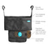 Munchkin Stroller Organizer with Cup Holders and Wet Wipes Case - Travel Storage Bag for Baby and Mom Essentials