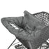 Summer 2-in-1 Full Coverage Cushy Shopping Cart Cover (Heather Gray) and High Chair Cover with Removable Seat