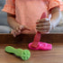 2 Set 4 2+ READY LEARN Triangle Grip Stampers | Patterns | of | Ages | Easy to Hold Paint and Dough Stampers for Kids