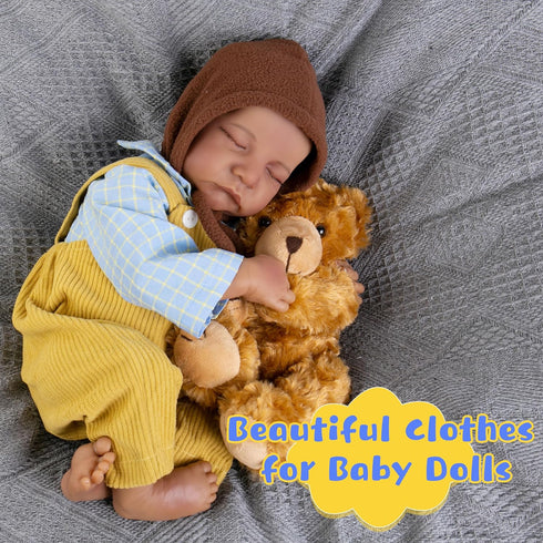 Reborn Baby Dolls Clothes for 17-22 Inch Boy, Perfectly Cute Baby Doll Accessories for Newborn Boy