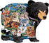 MasterPieces 100 Piece Shaped Jigsaw Puzzle for Kids - Forest Friends - 14"x19"