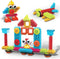 Picasso Toys 41pc Hedgehog Block Building Set - Construction Toy with IdeaBook, STEM Educational Kit