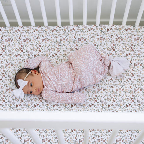 2 Pack Crib Sheets Neutral - Fitted Baby Crib Sheets Bed for Girl Boy - Standard & Toddler Mattress - Buttery Soft