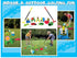 Children Golf Set with Golf Clubs, Practice Holes, Floral/Animal Obstacles, Golf Balls