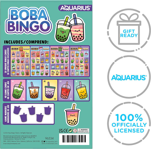 AQUARIUS - Boba Bingo Family Bingo Game