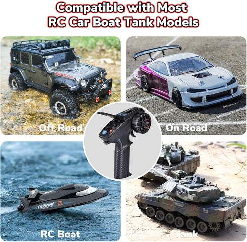 X6PM-350 2.4GHz 6CH X6FG DUMBORC Mini RC Radio Transmitter with Gyro Receiver with Low Voltage Alarm & Fail-Safe