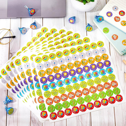 1800 Pcs Science Stickers for Kids, Teacher Reward Stickers, Science Party Favor Stickers for Chemistry Themes