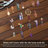 VORATHIS 3D Book Nook Kit - DIY Miniature Dollhouse with LED Lights for Adults & Teens, Fantasy Tarot-Themed Wooden