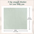 Simka Rose Waffle Baby Blanket Cotton Soft Breathable Swaddle Blanket for Nursery, Stroller & Crib Blanket - Receiving