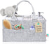 Felt Diaper Caddy - Extra Large Storage for Baby and Toddler Items