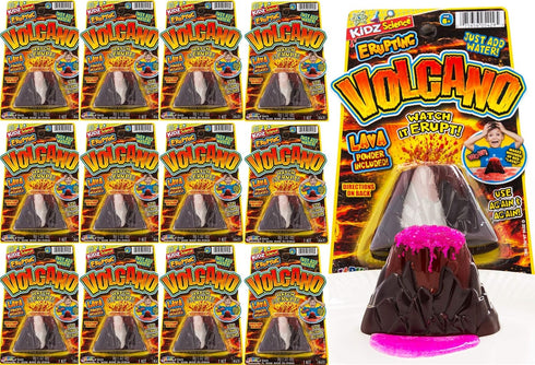 2CHILL Kidz Erupting Volcano Toy, 12 Volcano Toys Science Kits for Preschool Learning