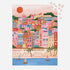 Galison French Riviera - 1000 Piece Puzzle - Bright Artwork of French Architecture by The Sea
