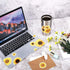 72 Piece Summer Wall Decals - Removable 3D Sunflower Stickers for Crafts, Baby, Kids & Living Room Decor