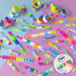 Pack 30 BONNYCO Pop It Bracelets and Keychains Kids Party Favors. Goodie Bags Stuffers for Kids, Fidget Toys Pop Its
