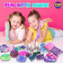 6+ Fluffy Unicorn Slime Kit for Girls, FunKidz Cloud Slime Gift for Ages Kids Fun Slime Making Kit Awesome Craft Toy