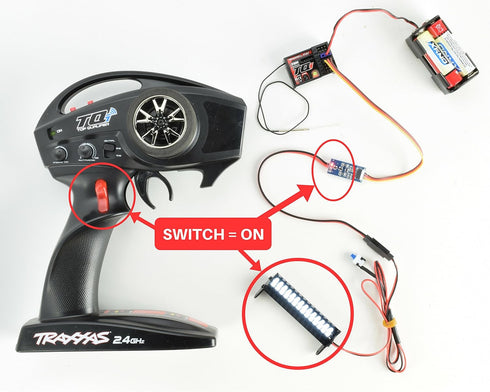 Apex RC Products RC Remote Electronic AUX Channel On/Off Switch #9025
