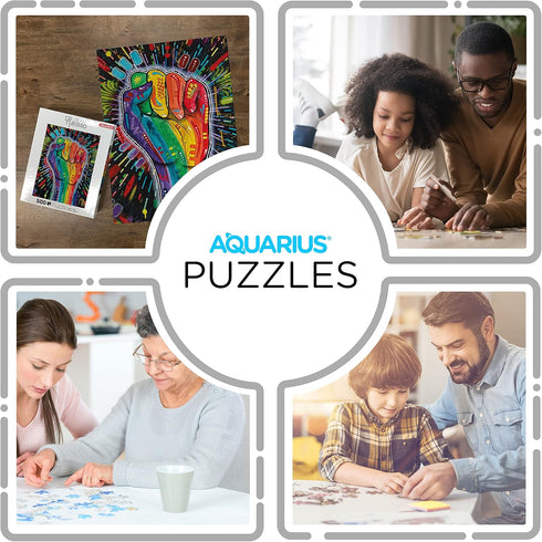 AQUARIUS - Dean Russo Love Is Power - 500 Piece Jigsaw Puzzle