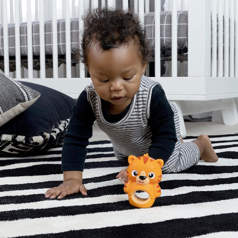 Baby Einstein Teethe & Wobble Tinker Tiger Teether Toy, BPA Free, for Infants Ages 3 Months and Up