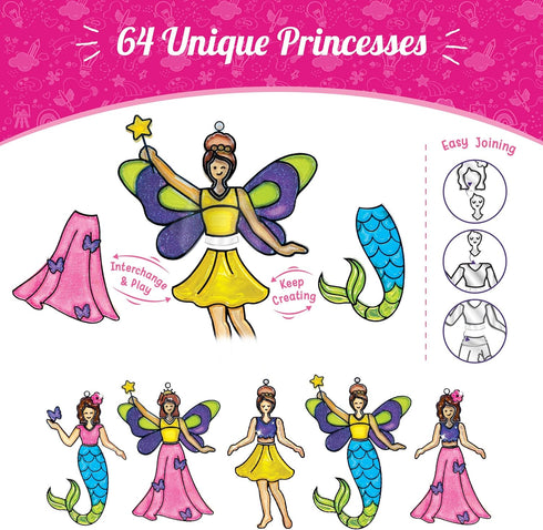 8-12 6-8 6-8 5 8 Imagimake Window Art Princess | Suncatcher Kit | Arts and Crafts for Kids Ages | Girls Toys Age |