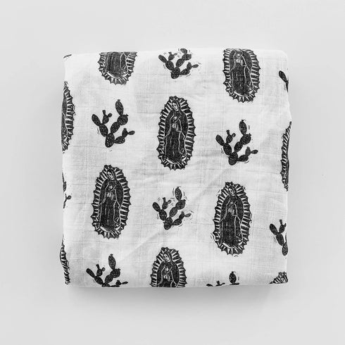 Our Lady of Guadalupe Baby Swaddle Blanket - Perfect for Newborns