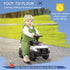 Aosom Kids Push Ride On Car with Working PA System, Police Truck Style Foot-to-Floor Sliding Car
